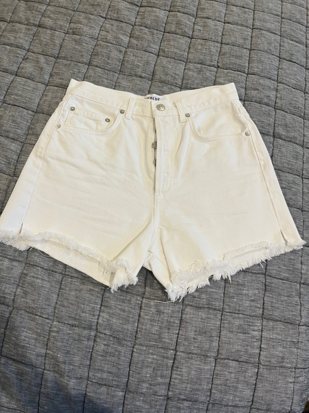 Agolde Dee Shorts - Frayed Hem - Size 27 - EUC